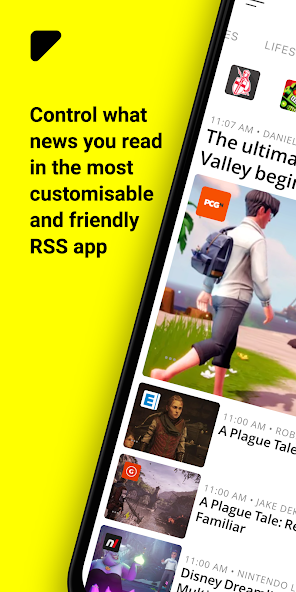 Fiper customised news feed