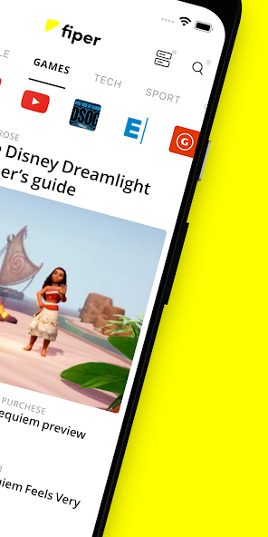 Fiper visual news feed